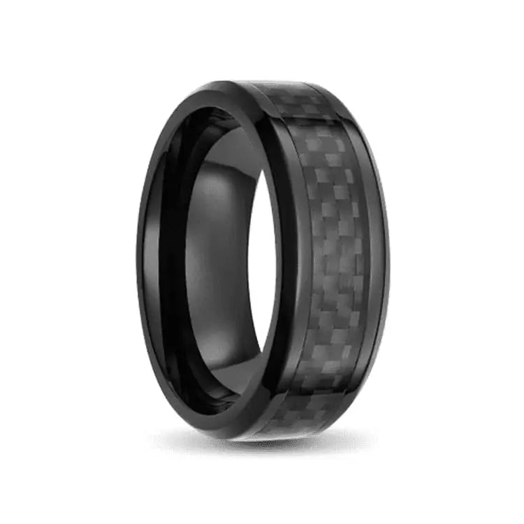 Bennu Black Ceramic Ring