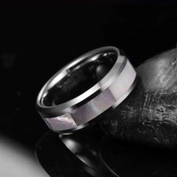 Thumbnail for Orbit Rings Tungsten Carbide Cartwheel Pearl