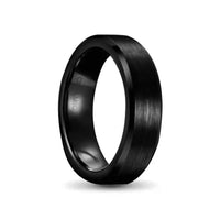 Thumbnail for Black Ceramic Wedding Ring 6mm