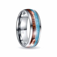 Thumbnail for Orbit Rings Tungsten Carbide 7 Cosmic Split