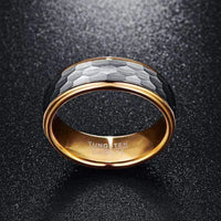 Thumbnail for Orbit Rings Tungsten Carbide Dawn Gold