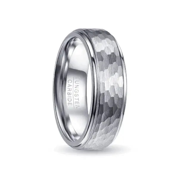 Orbit Rings Tungsten Carbide 7 Dawn Silver