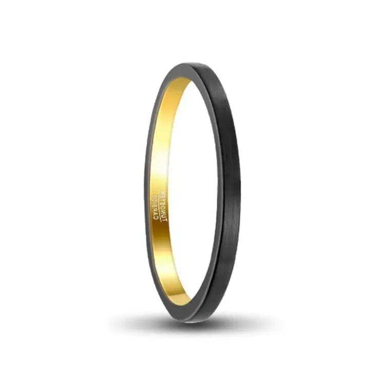 Tungsten Carbide Tungsten Carbide 5 Delta Ladies Gold