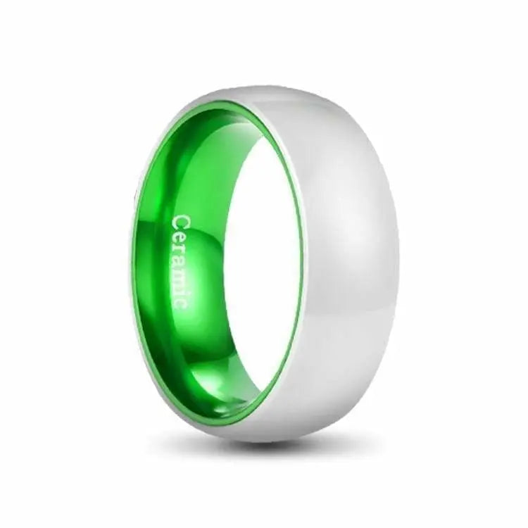 Orbit Rings 6 Eos Green
