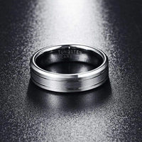 Thumbnail for Orbit Rings Tungsten Carbide Jupiter Silver