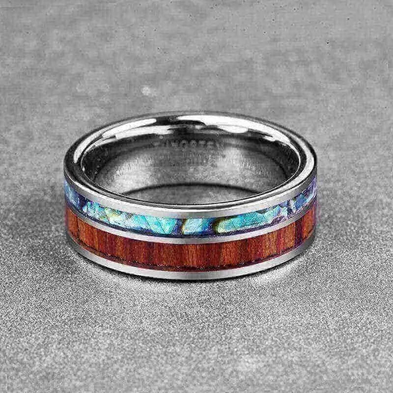 Orbit Rings Tungsten Carbide Neutron Shell