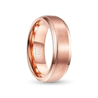 Thumbnail for Rose gold Tungsten carbide ring