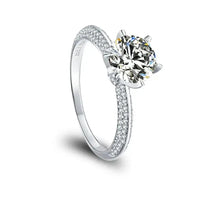 Thumbnail for 1ct Round Cut Moissanite Ring
