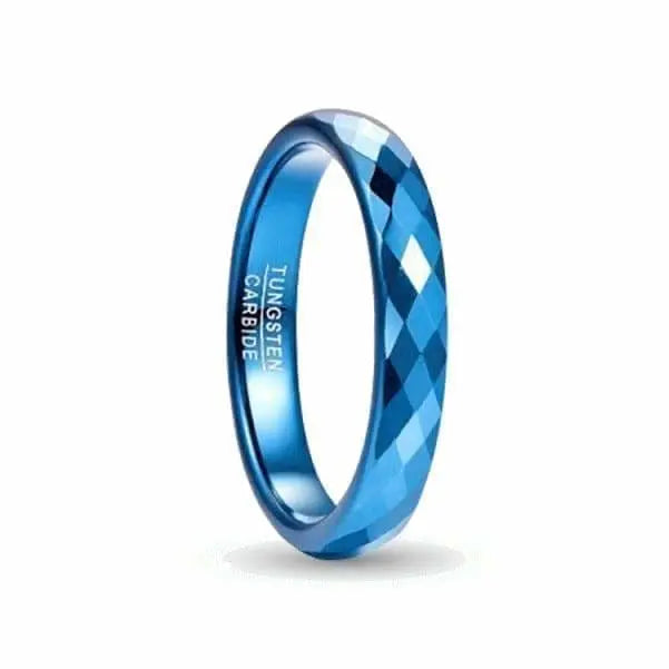 Orbit Rings Tungsten Carbide 6 Sunrise Blue