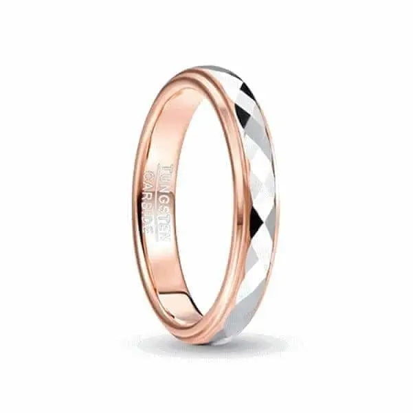 Orbit Rings Tungsten Carbide 5 Sunrise Silver