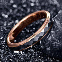 Thumbnail for Orbit Rings Tungsten Carbide Sunrise Silver
