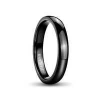 Thumbnail for Polished Black Titanium Ring 4mm