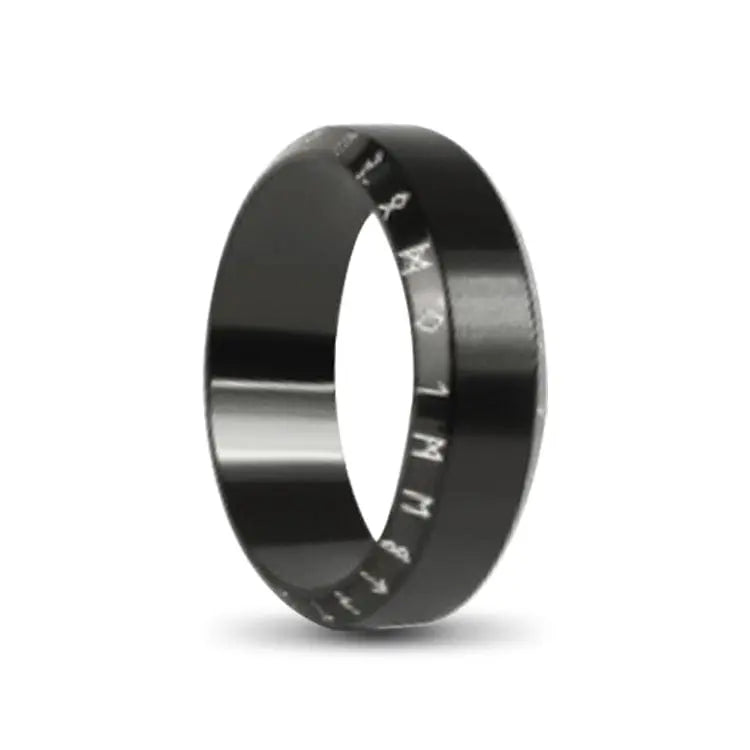 Black Rune Nordic Stainless Steel Ring