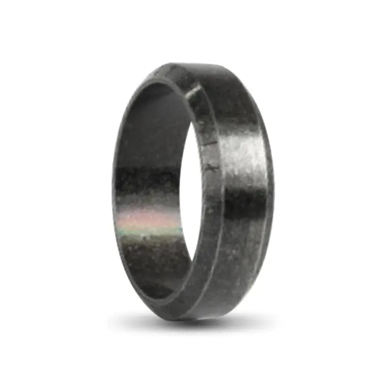 Nordic Bevel Grey Stainless Steel Ring